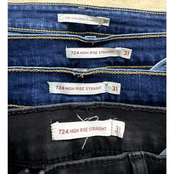 Lot Of 4 Levi Jeans Women Size 31 - Picture 4 of 8